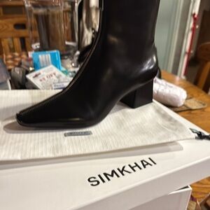 Jonathan Simkhai Black Heeled Boots